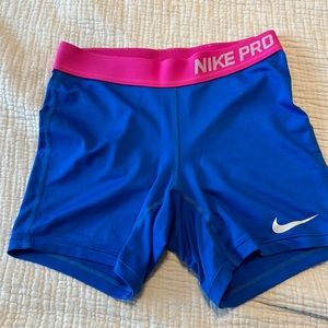 Girls Nike Spandex Shorts